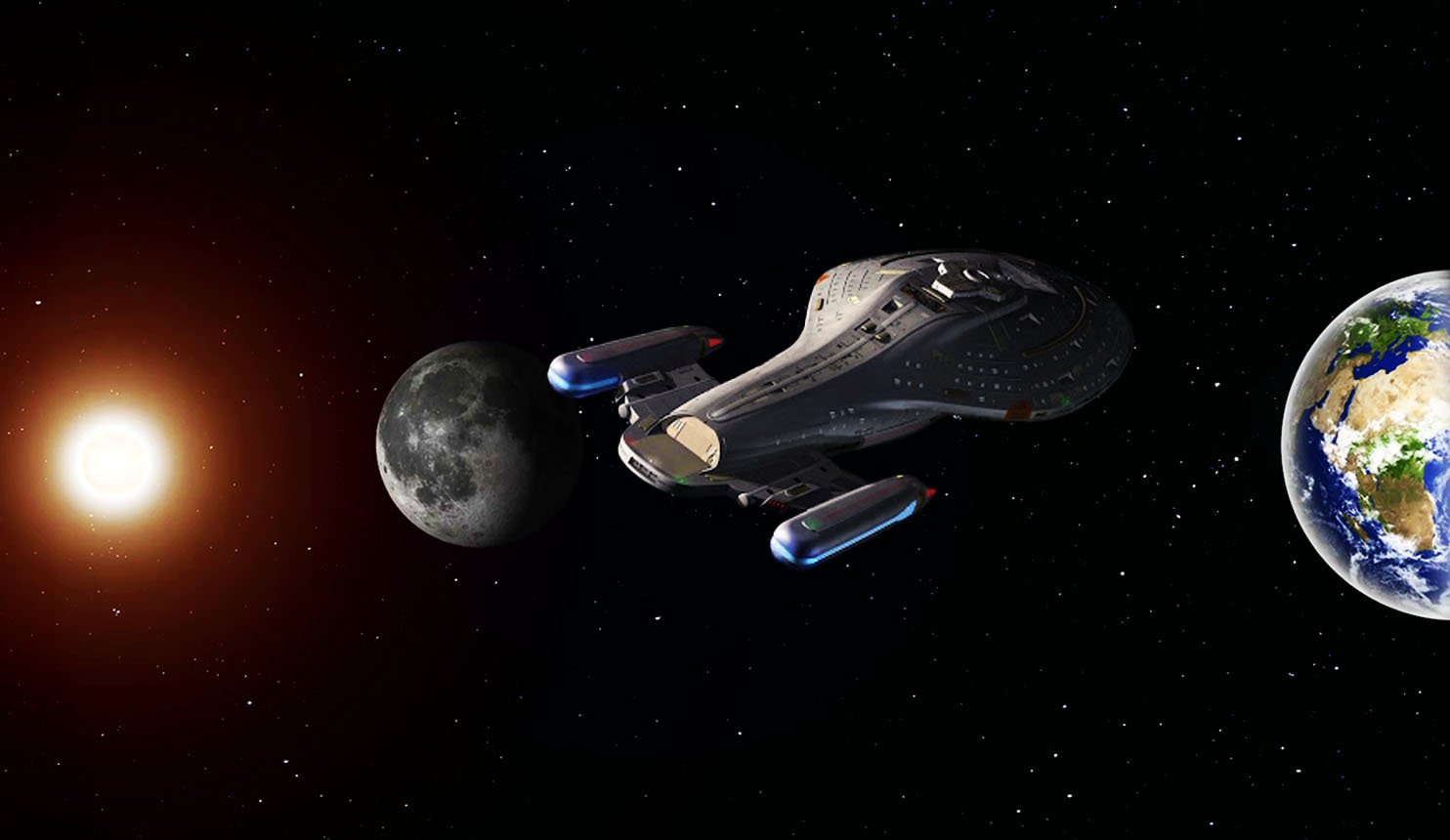 USS Voyager + Intrepid Class Starship