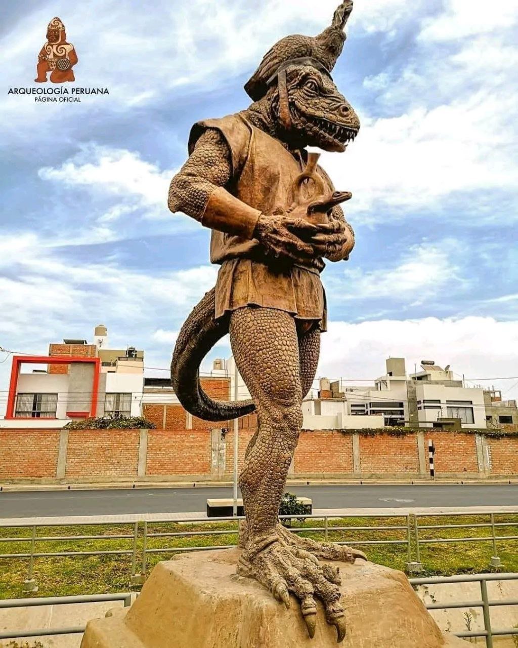 Statue of a Reptilian